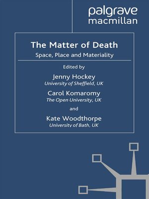 cover image of The Matter of Death